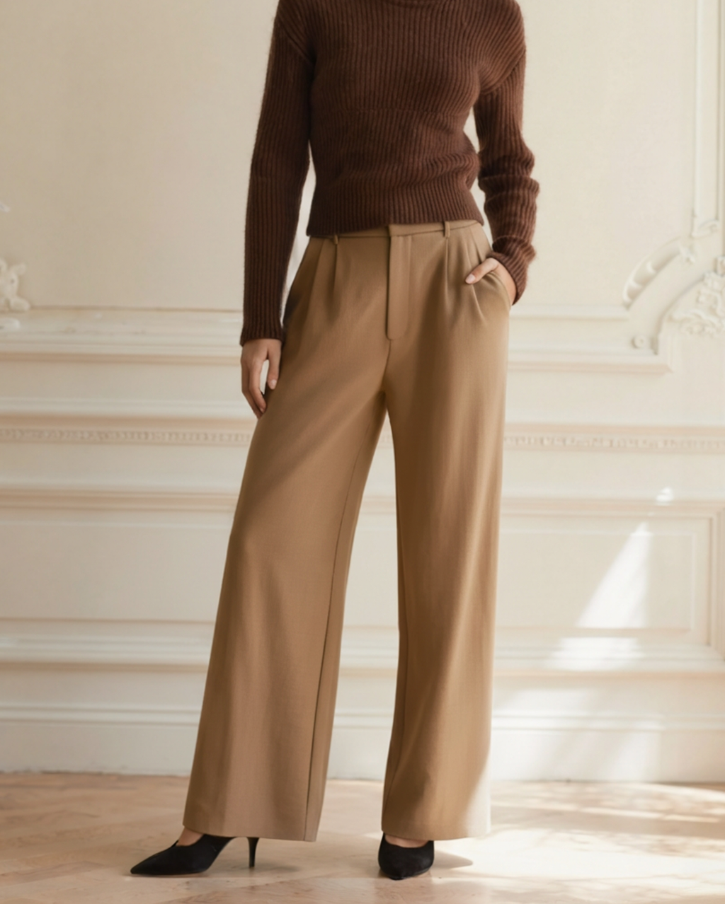 SERENA PANTALON JAMBE LARGE