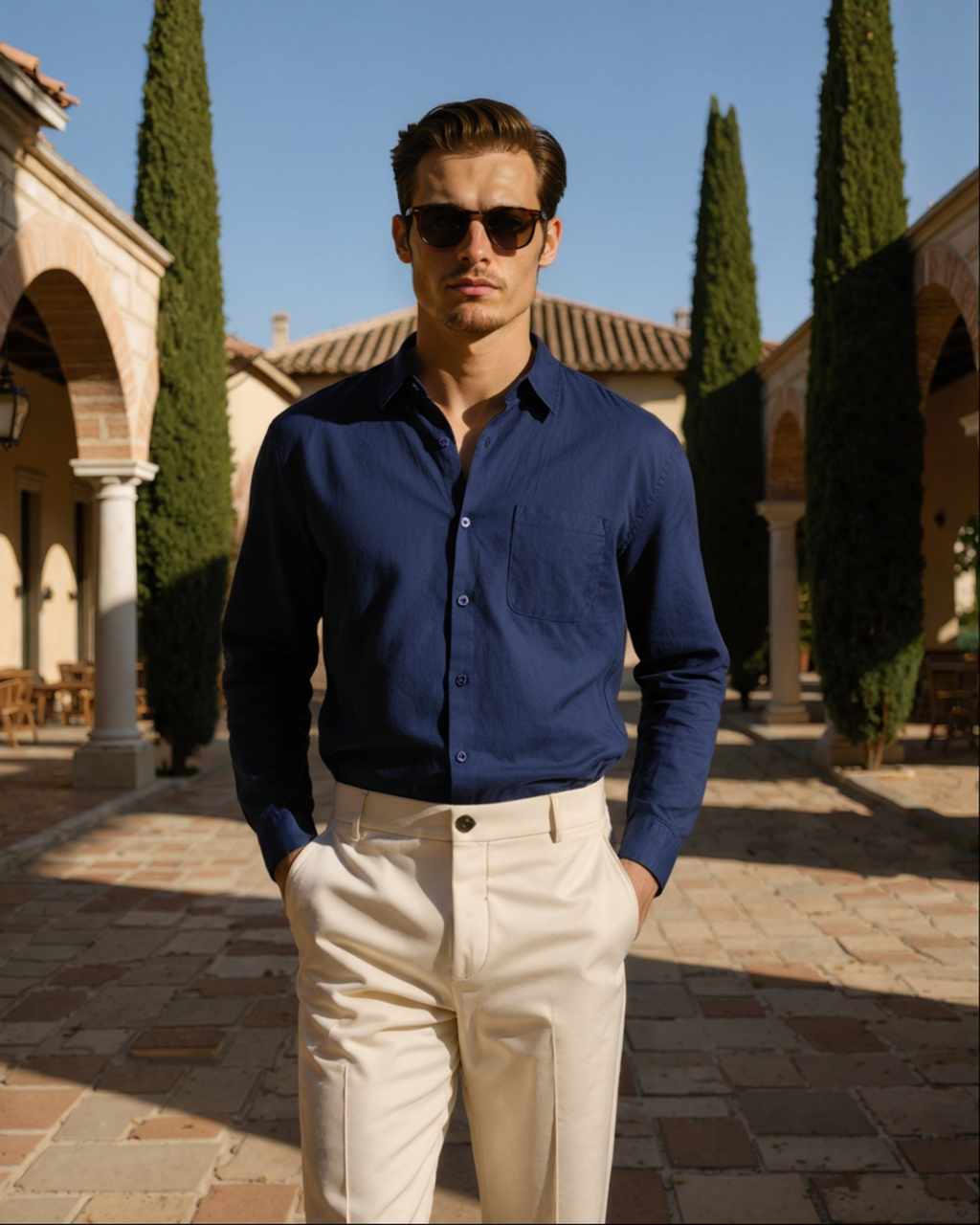 CAPE TOWN CHEMISE 100% LIN
