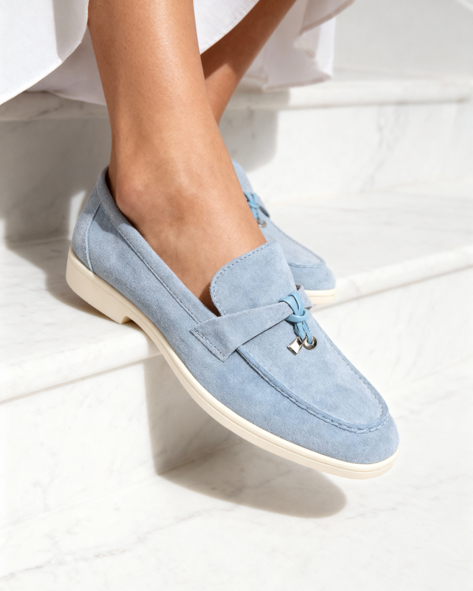 MOCASSINS DAIM DAME