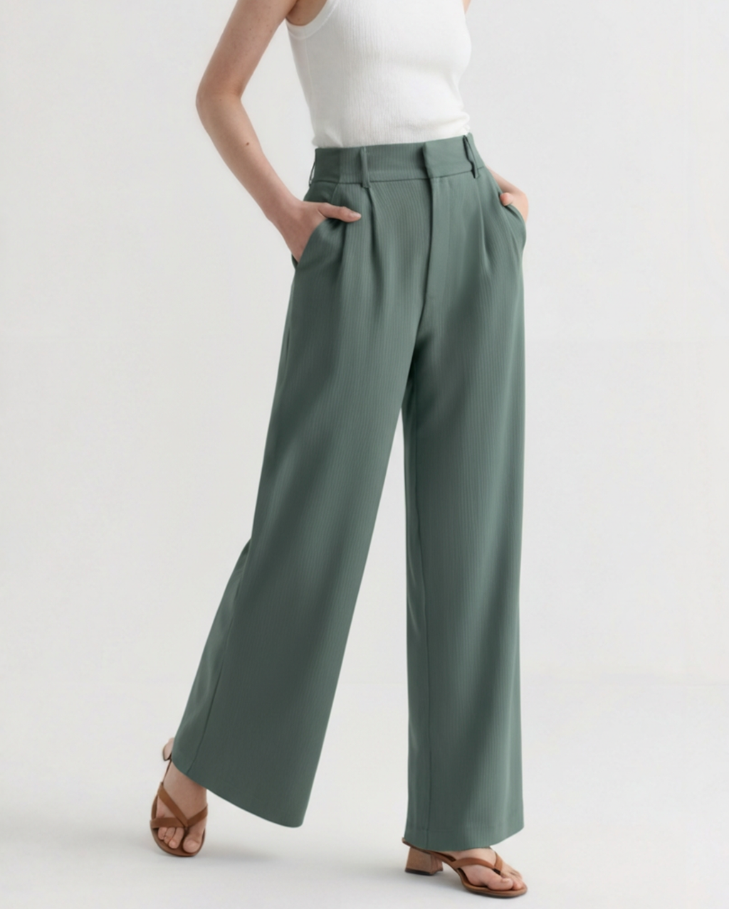 SERENA PANTALON JAMBE LARGE