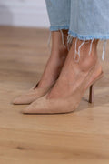 MARLENA ESCARPINS TALON BAS NUDE