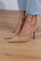 MARLENA ESCARPINS TALON BAS NUDE