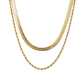 Malena | Duo de Colliers Plaqués Or 18 Carats