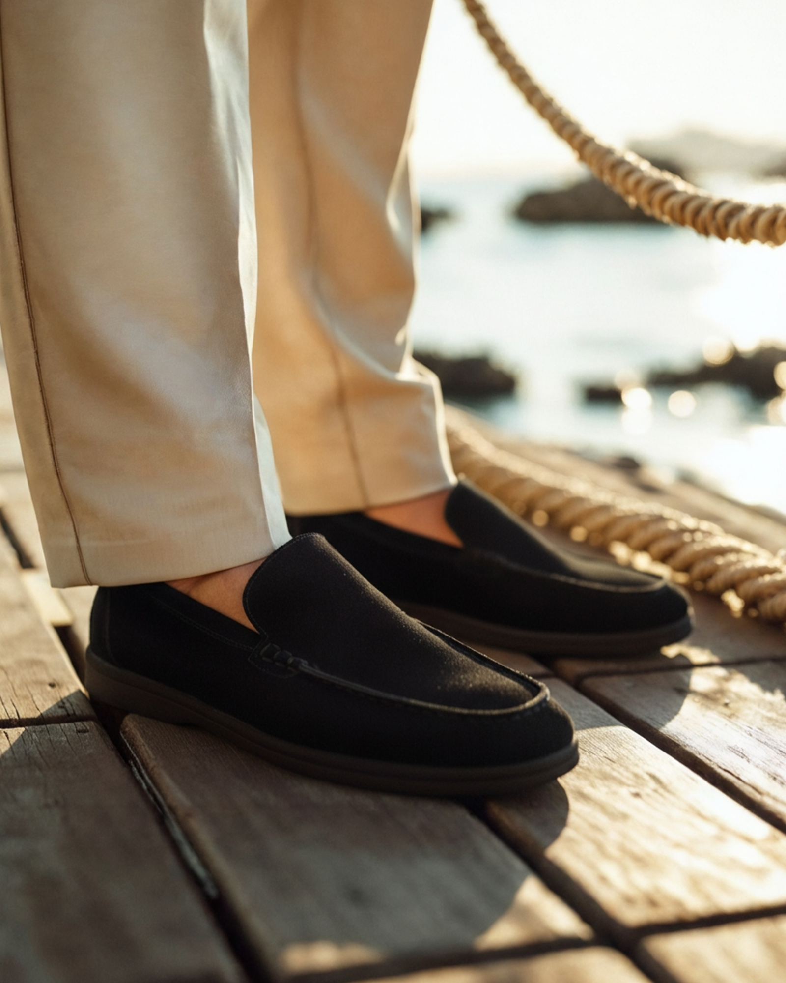 MOCASSINS DAIM PREMIUM SEMELLES