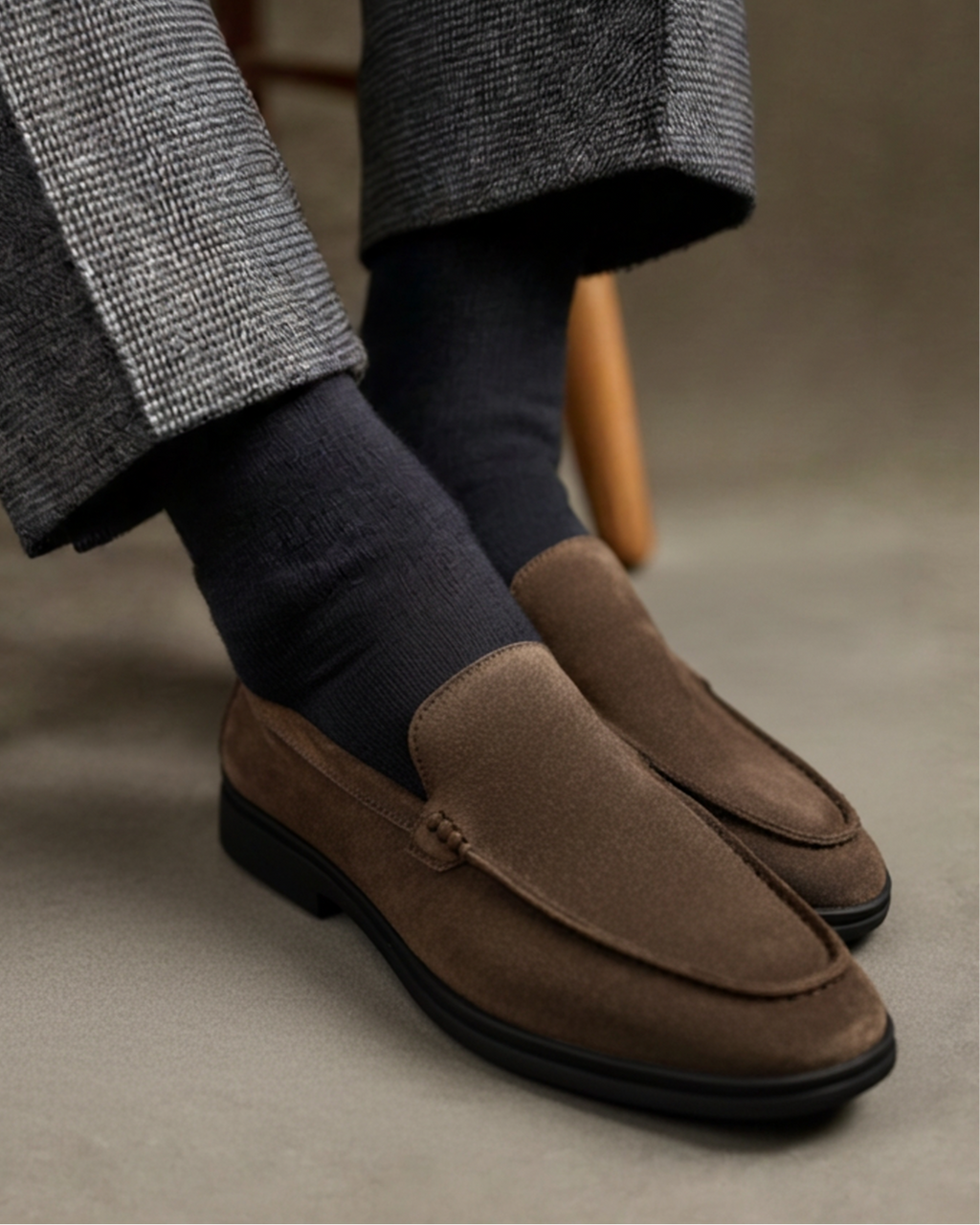 MOCASSINS DAIM PREMIUM SEMELLES